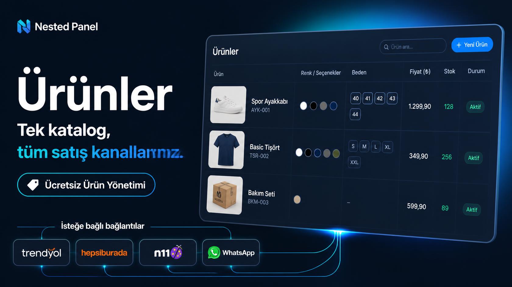 Ürünler tanıtım görseli